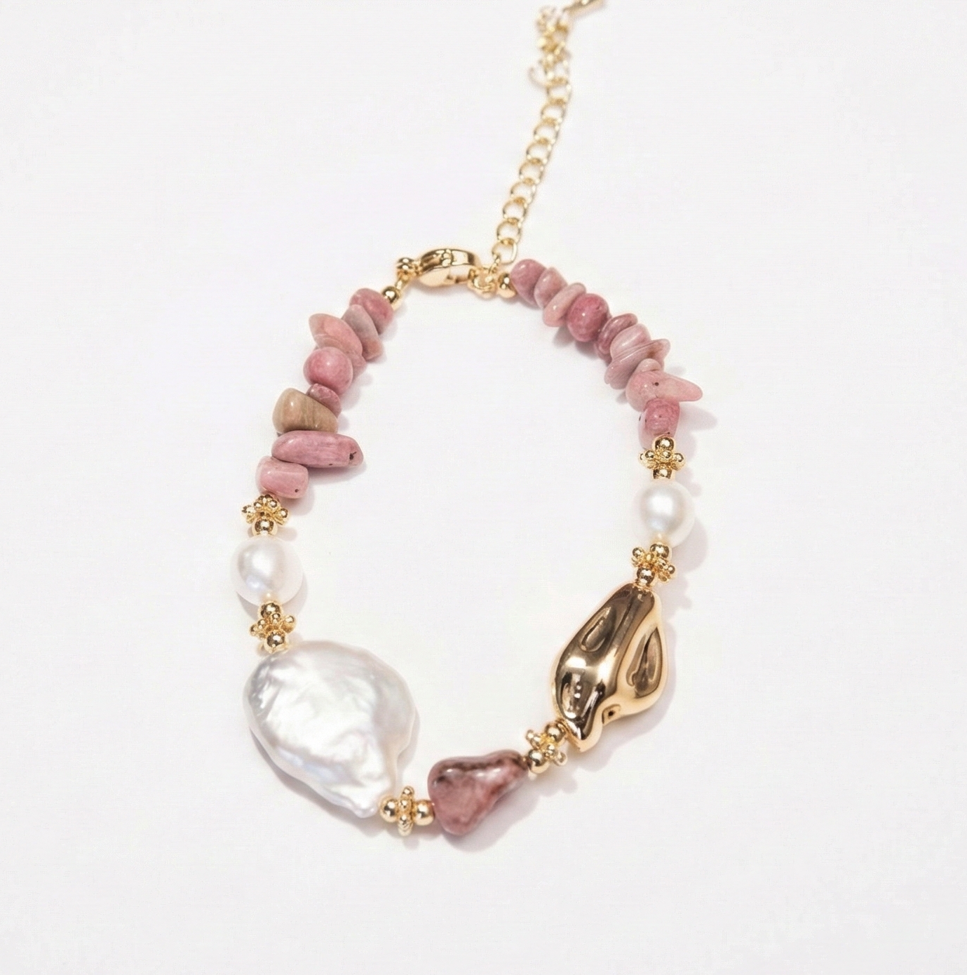 Rosé & Perle Perlenarmband