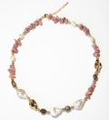 Rosé & Perle Halskette